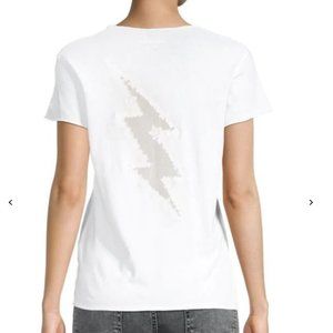 Zadig & Voltaire Story Fishnet Lightning T-Shirt - White - XS